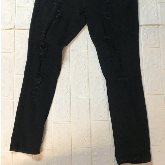 Fashion nova distressed jeans size 15/16 - Picture 6 of 10